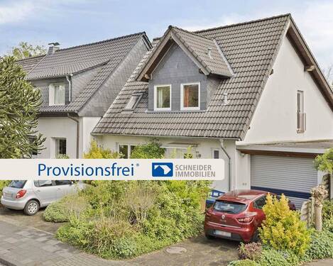 Hausansicht - Junges Einfamilienhaus mit Garage in begehrter Lage von Ratingen-Ost
