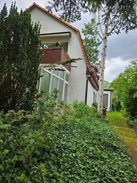 Seitensicht des Hauses - 
