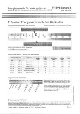 Energieausweis - 