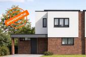 Ansicht - Nord - Straßenansicht - Planungssicher ins neue Eigenheim! Neubau-Doppelhaushälfte als Effizienzhaus 40 in Dinklage