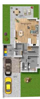 Erdgeschoss - Doppelhaushälfte mit 151,30 m&sup2; in Dinklage zum Kaufen