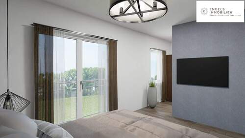 Schlafzimmer mit Ankleide - 