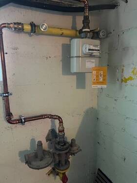 Anschluss Gas und Wasser - 