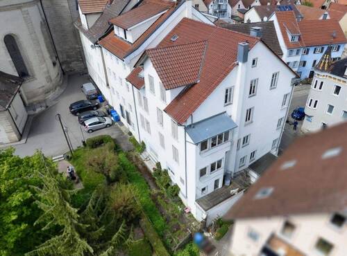 Rückansicht - 1 Zimmer Mehrfamilienhaus, Wohnhaus in Hechingen