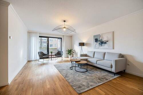 Wohnzimmer - Wohnbeispiel - Etagenwohnung mit 93,60 m&sup2; in Köln / Lindenthal zum Kaufen