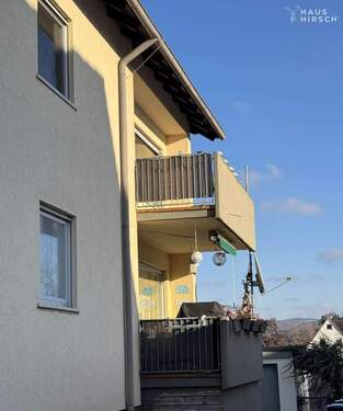 Balkon der Wohnung im 1. OG - 4 Zimmer Etagenwohnung zum Kaufen in Niedernberg