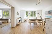 Essbereich. Mit Zugang zur Loggia. - Optimal geschnittene 3-Zimmer- Wohnung. Am Schwabinger Tor.