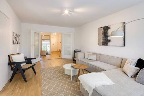 Wohnbereich. - 3 Zimmer Etagenwohnung in München