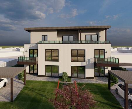 Rückansicht - 3 Zimmer Etagenwohnung in Horhausen