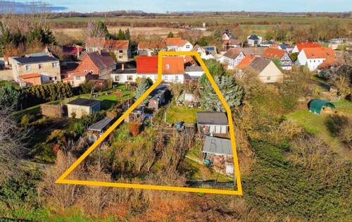 ungefährer Grundstücksverlauf - Doppelhaushälfte zum Kaufen in Zeitz