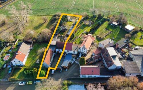 ungefährer Grundstücksverlauf - Doppelhaushälfte mit 335,00 m&sup2; in Zeitz zum Kaufen