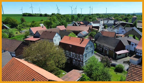 Hinteransicht - 1 Zimmer Bauernhaus, Landhaus zum Kaufen in Alsfeld / Billertshausen