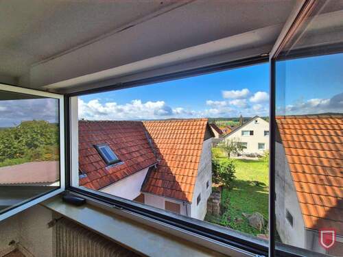 Blick aus dem Fenster - 6 Zimmer Doppelhaushälfte in Espenau / Hohenkirchen