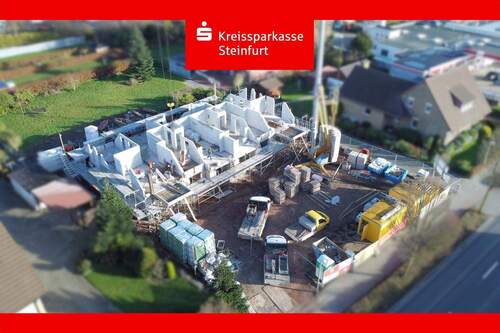 Sicht Straße - 2 Zimmer Etagenwohnung zum Kaufen in Mettingen