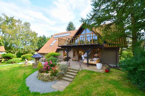 Terrasse - Einfamilienhaus mit 198,00 m&sup2; in Steinfeld zum Kaufen