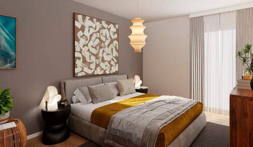 Erholen Sie sich in Ihrem komfortablen Schlafzimme - Zuhause mit Komfort - barrierefreie 4-Zimmer-Wohnung mit Loggia und Aufzug