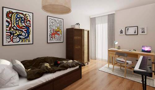 In diesem schönen Kinderzimmer kann man sich voll - 4 Zimmer Etagenwohnung zum Kaufen in Düsseldorf