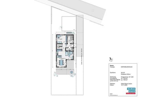 Bauplanung - Lageplan - 