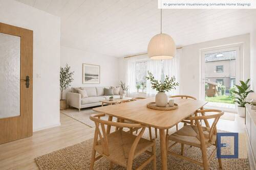 Wohnzimmer EG Beispiel (2) - 5 Zimmer Reihenmittelhaus zum Kaufen in Bischofsheim
