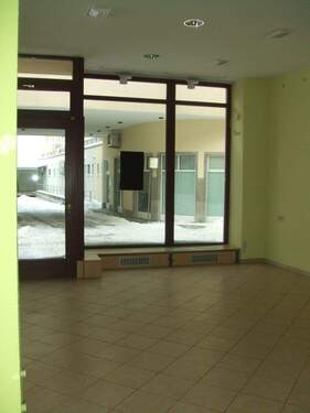 Eingang zum Ladengeschäft - 2 Zimmer Gewerbeobjekt (Büro, Produktion, Verkauf) in Döbeln