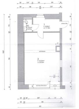 Aufmaß Kreuzstr. - Gewerbeobjekt (Büro, Produktion, Verkauf) in Döbeln zur Miete