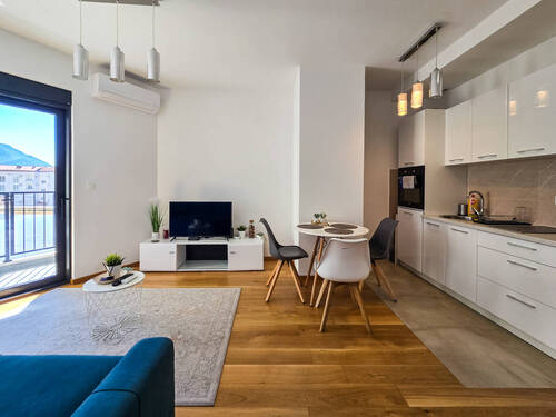 Living room - 2 Zimmer Etagenwohnung zum Kaufen in Becici