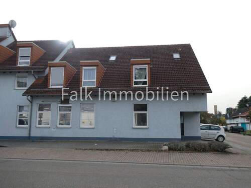 seitliche Hausansicht - Büro zur Miete in Edingen-Neckarhausen