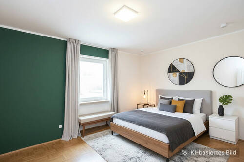 Schlafzimmer visualisiert - 