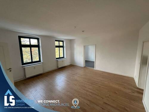 Wohnzimmer - Etagenwohnung mit 74,50 m² in Hüselitz zur Miete