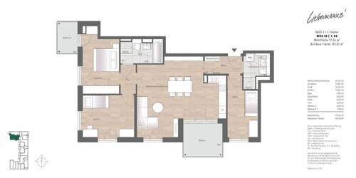 Bild 3 - 4 Zimmer Etagenwohnung in München