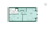 Grundriss vom Reihenhaus im Projekt Pütnitzwiese - 