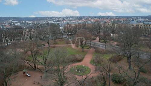 Blick auf den naheliegenden Park - 