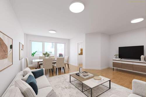 Wohn- und Esszimmer - animiert - 