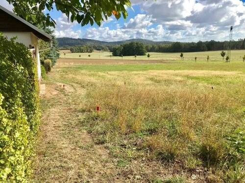 Grenze zum Nachbarn - Grundstück in Steina zum Kaufen
