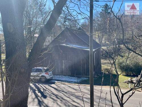 Blick auf die Scheune - 