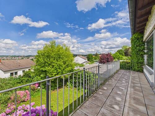 Balkon mit herrlichem Weitblick - 