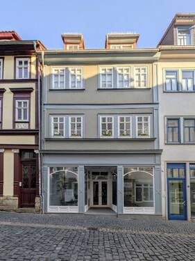 Gebäudeansicht - hochwertige Ladenfläche in der Innenstadt von Gotha