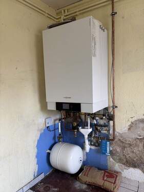 Heizungsanlage im Küchenbereich - 