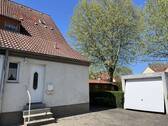 zusätzlicher Ausgang von der Küche - 4 Zimmer Reihenendhaus in Lünen