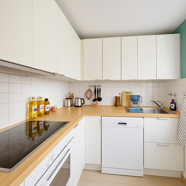 Küche - 2 Zimmer Etagenwohnung in Garching bei München