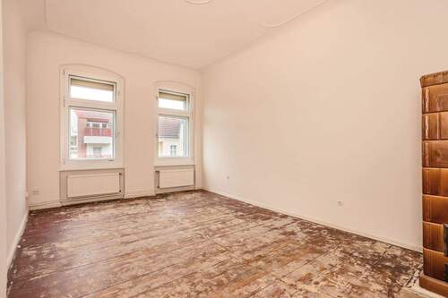 Wohnzimmer - 2 Zimmer Etagenwohnung zum Kaufen in Berlin