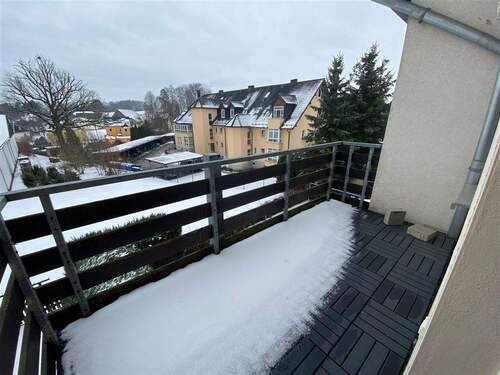 hofseitiger Balkon - 2 Zimmer Etagenwohnung in Chemnitz