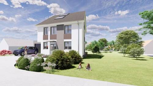 Straßenansicht.webp - 6 Zimmer Mehrfamilienhaus, Wohnhaus zum Kaufen in Schweich