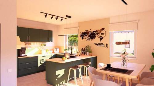 Moderne Küche mit Charme - Einfamilienhaus mit 119,80 m&sup2; in Belgershain zum Kaufen