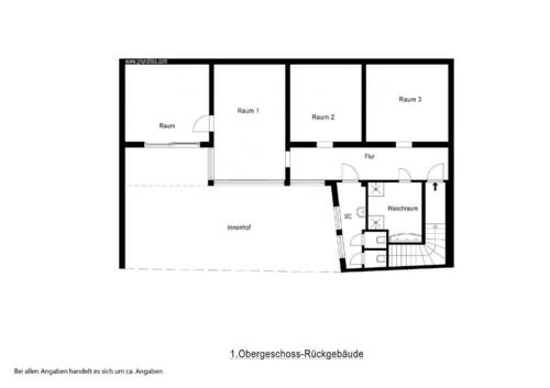 Obergeschoss Rückgebäude - 