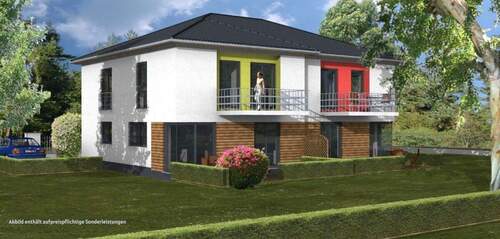 Gartenansicht 1AO_3D - Schnell in der Natur - schnell im Zentrum - wohlfühlen im eigenen Haus