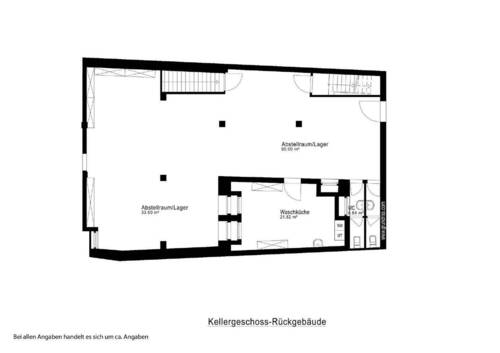 Kellergeschoss Rückgebäude - 