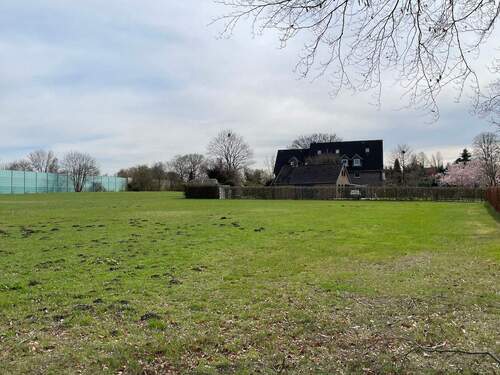 Ansicht Grünfläche - Grundstück in Rellingen