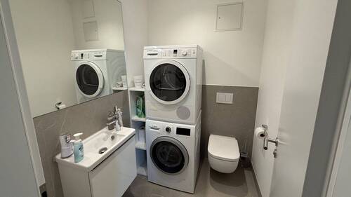 Gäste-WC mit WM-Anschluss - 