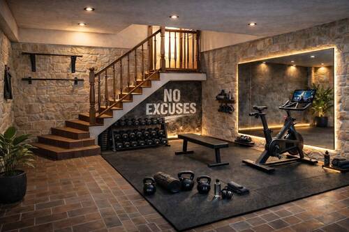 Fitnessraum Fachwerkhaus - 
